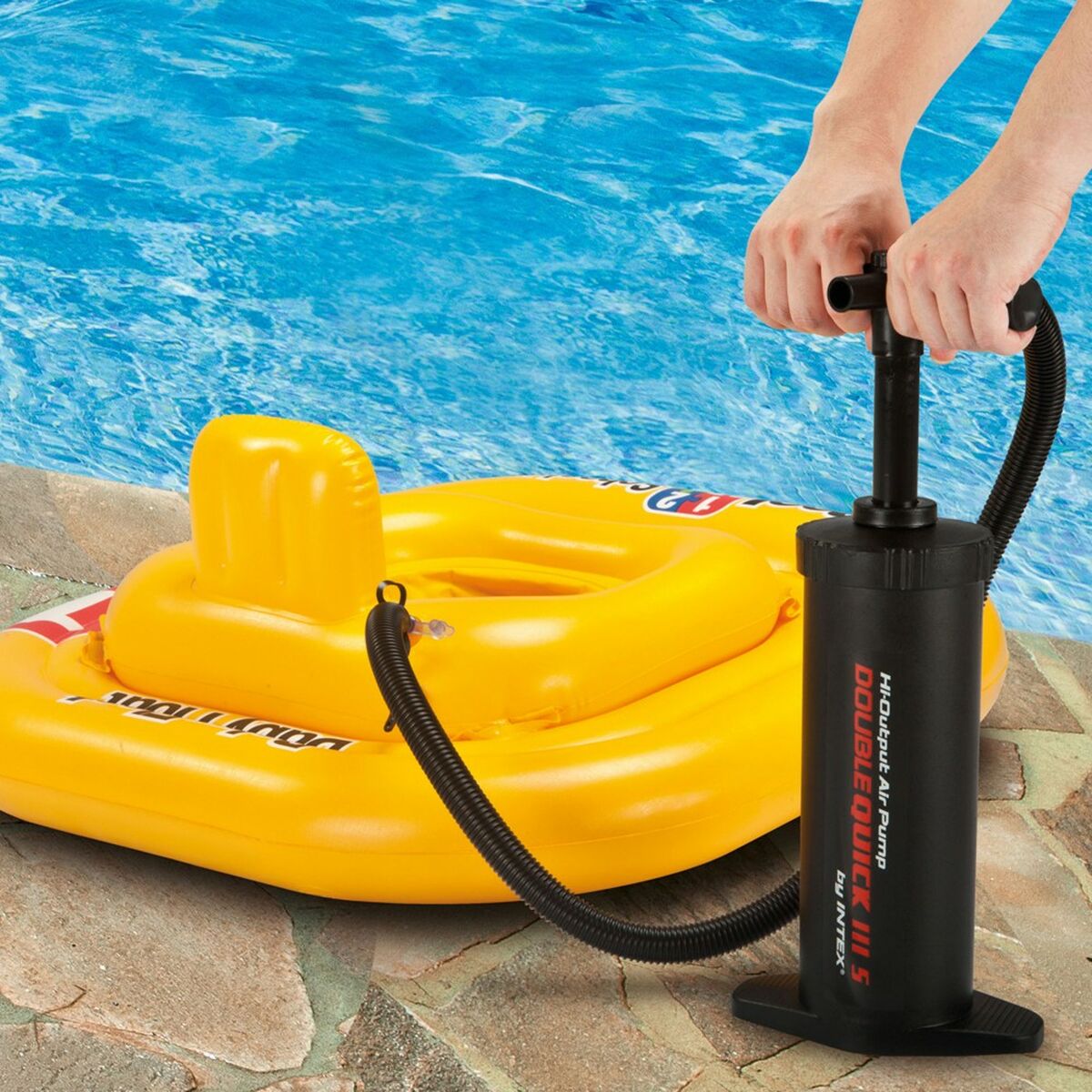 Luftpump Intex Double Quick IIIS (3 antal) - 14