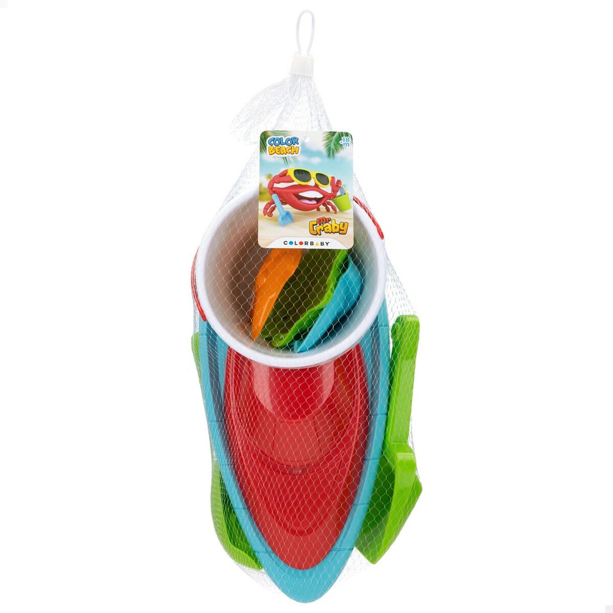 Strandleksaker set Colorbaby 8 Delar Båt polypropen (24 antal) - 2