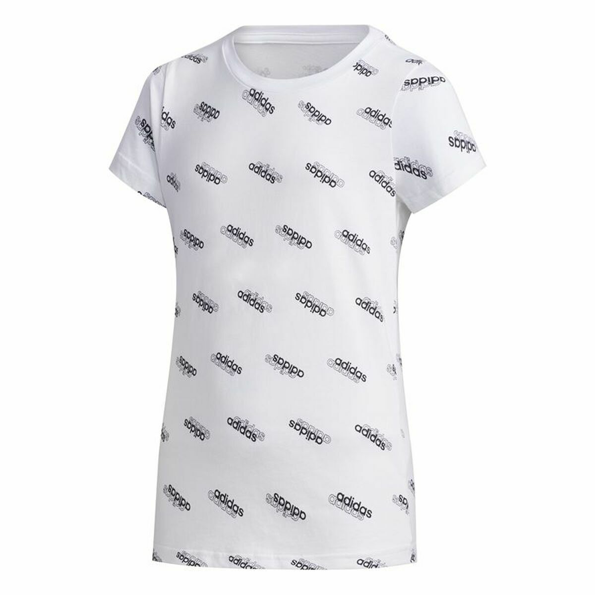 Barn T-shirt med kortärm Adidas Sportswear Vit - 10