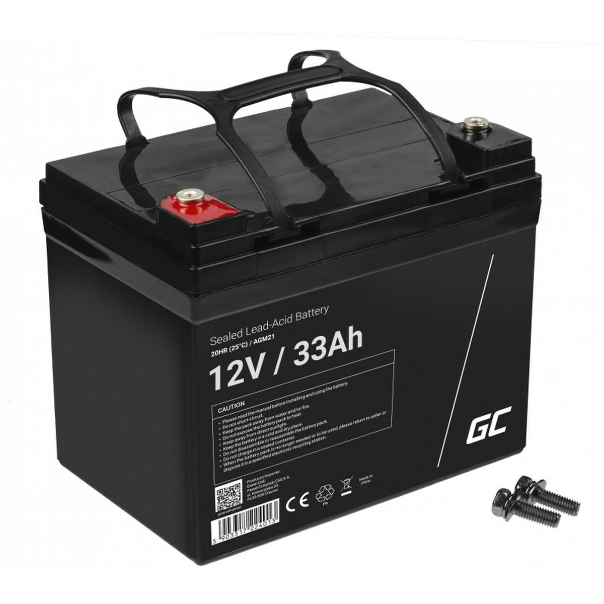 Batteri till System för Avbrottsfri Strömförsörjning UPS Green Cell AGM21 12 V (Renoverade C)