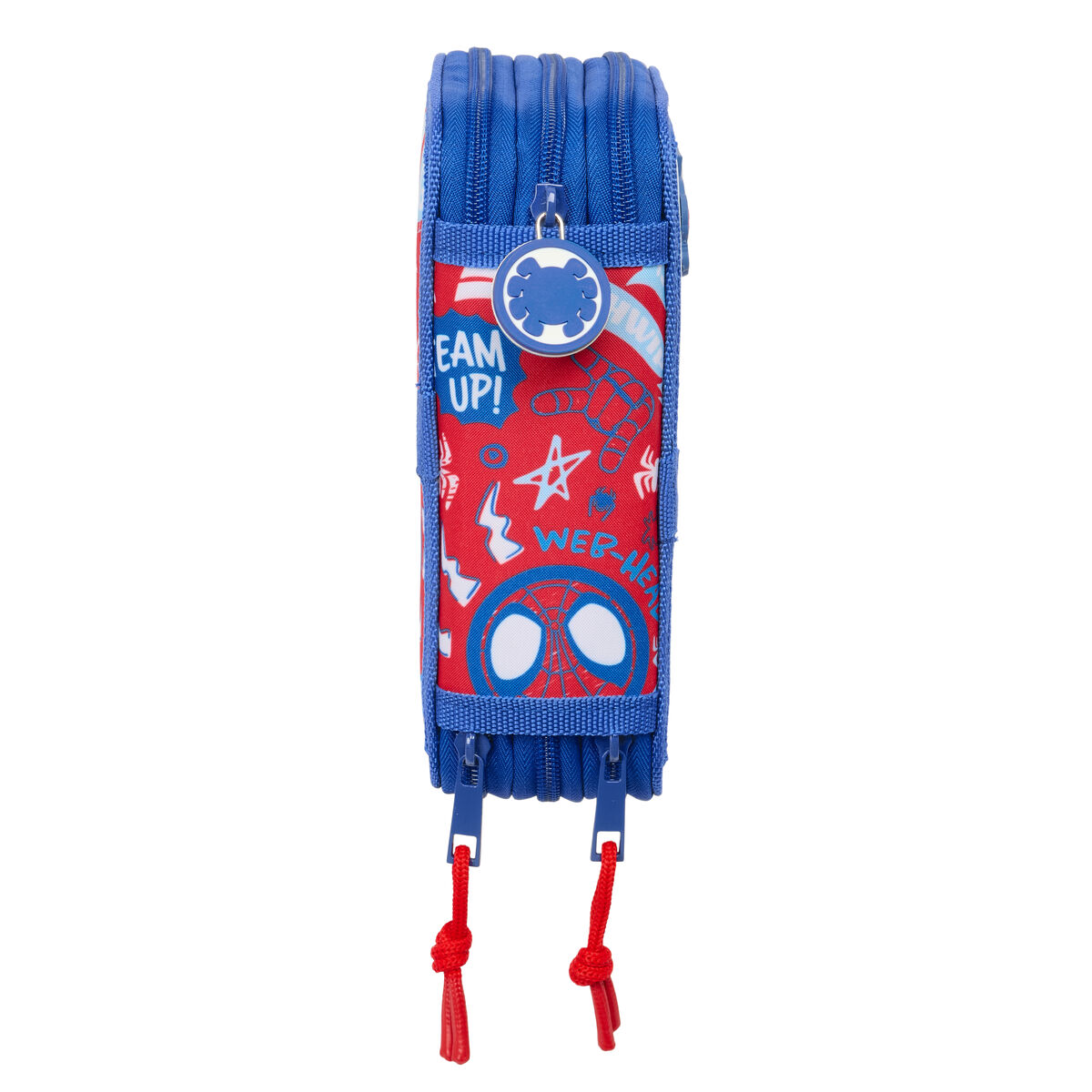 Pennfodral med tillbehör Spider-Man Rescue Blå Röd 12,5 x 19,5 x 5,5 cm 37 Delar - 3