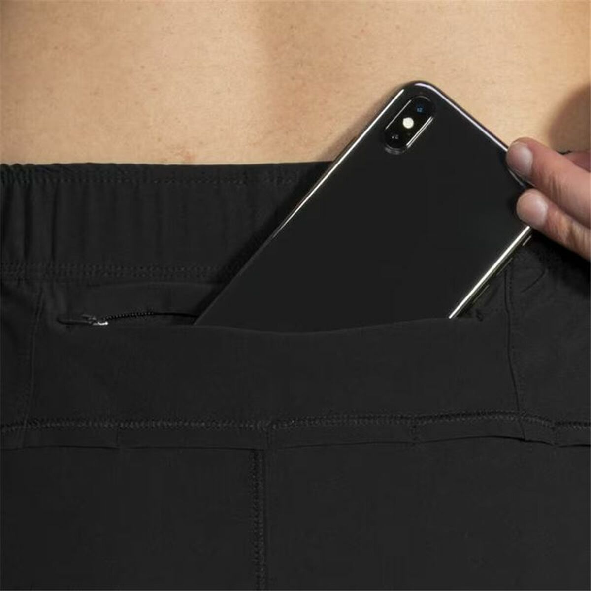 Sportshorts för kvinnor Brooks Chaser 5" 2-in-1 Svart - 5