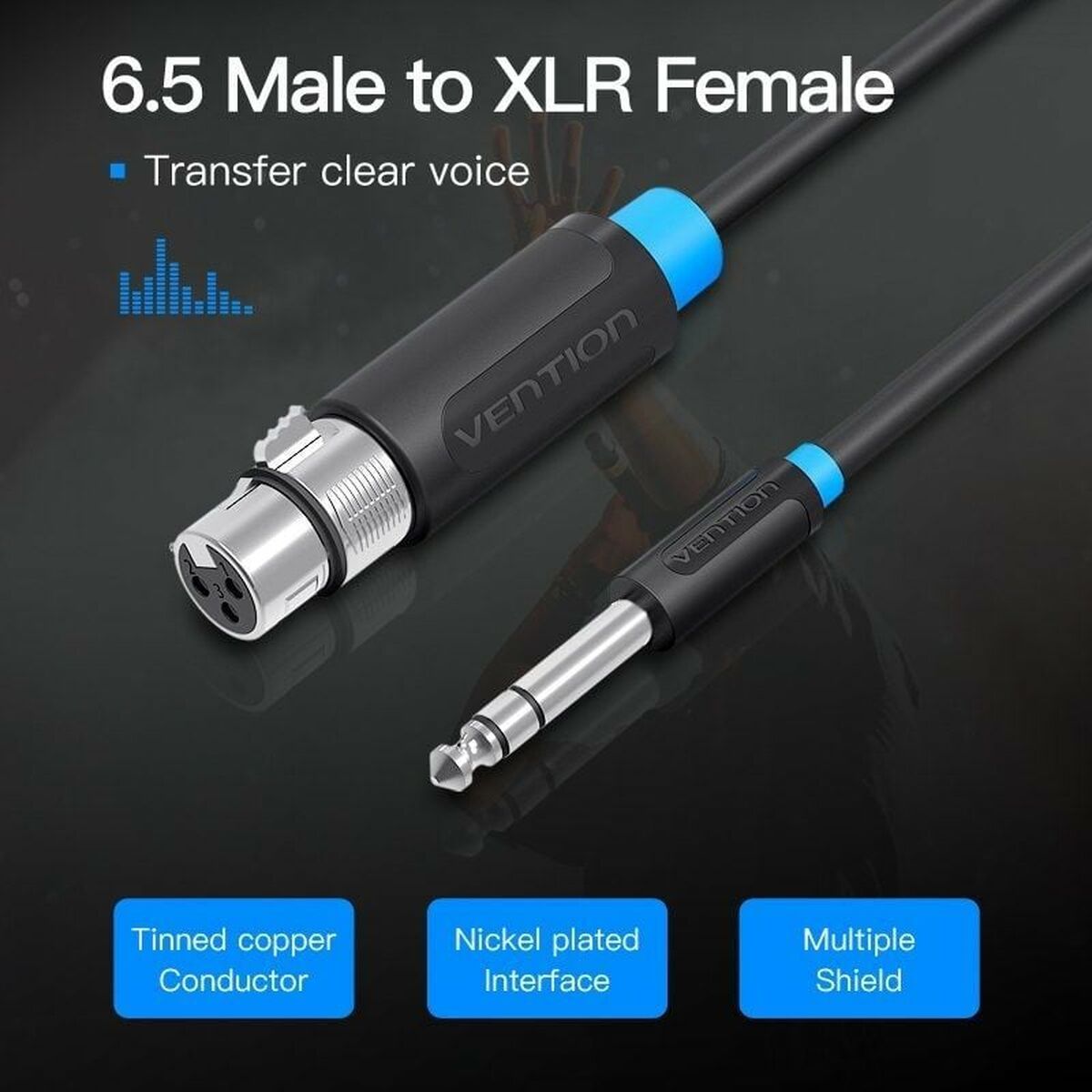 XLR-kabel Vention BBEBH - 2