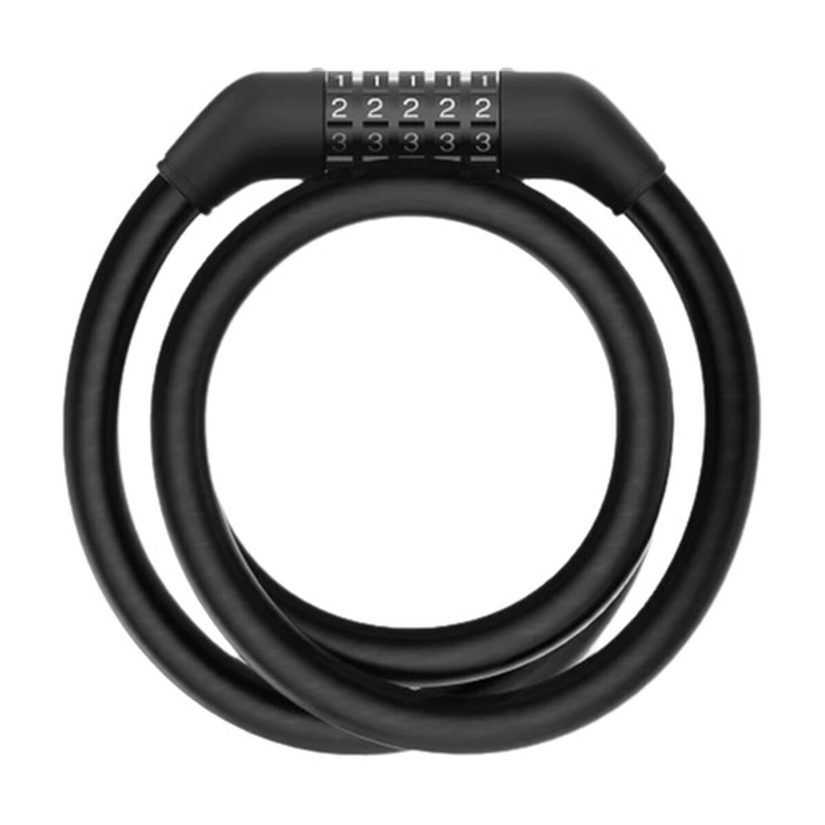 Kabel med hänglås Navee NAVLOCK Svart