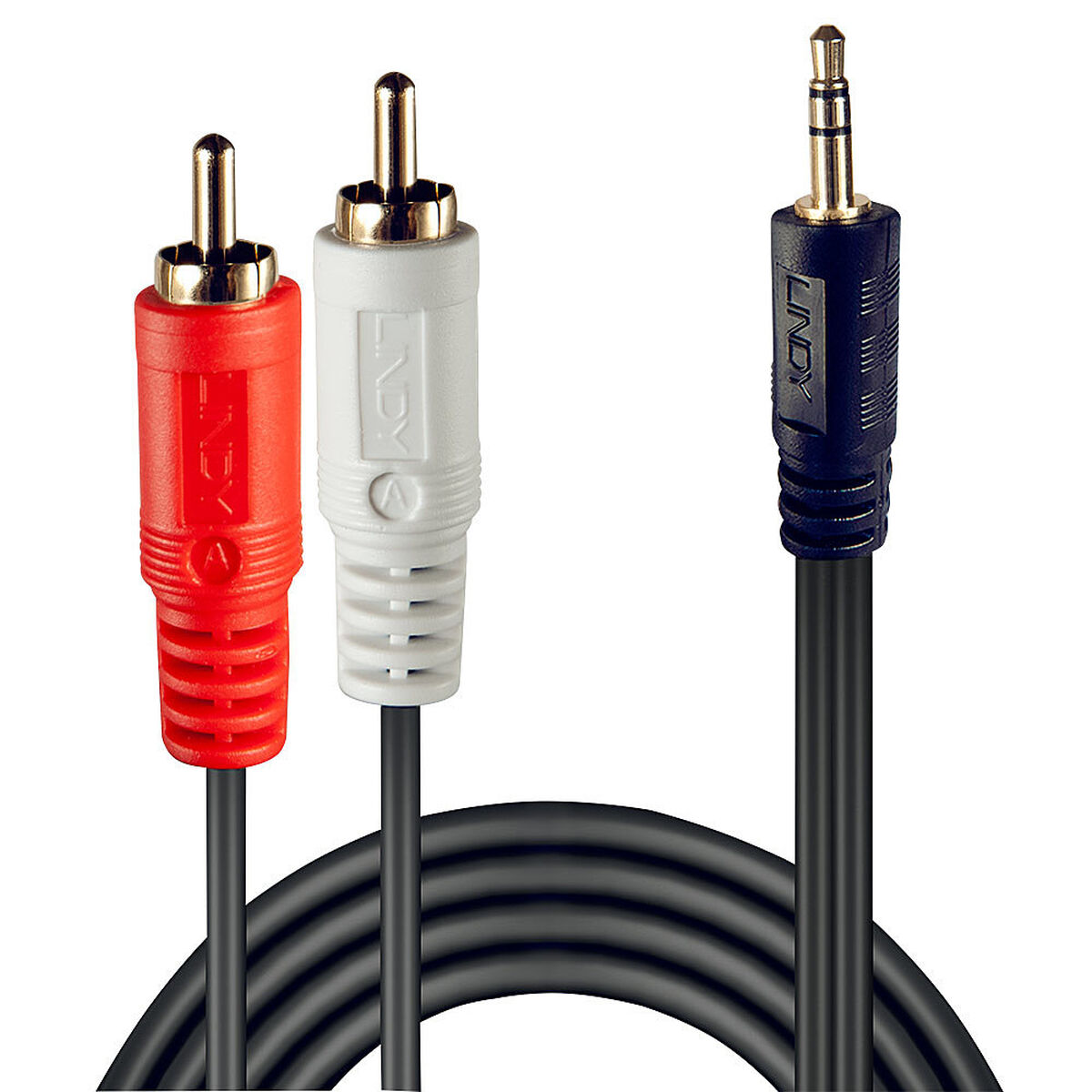 Ljudkabel LINDY 35687 Svart 20 m - 2