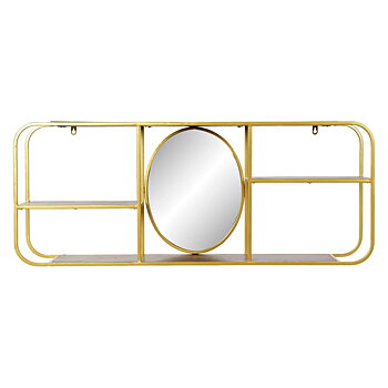 Väggspegel DKD Home Decor Brun Gyllene 100 x 18 x 40 cm