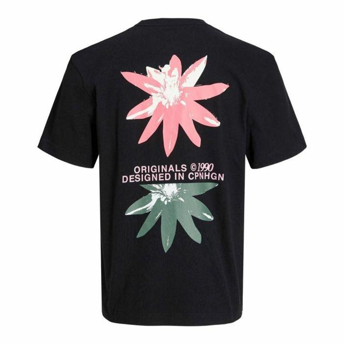 Barn T-shirt med kortärm Jack & Jones Jortampa Back Tee Ss Svart - 2
