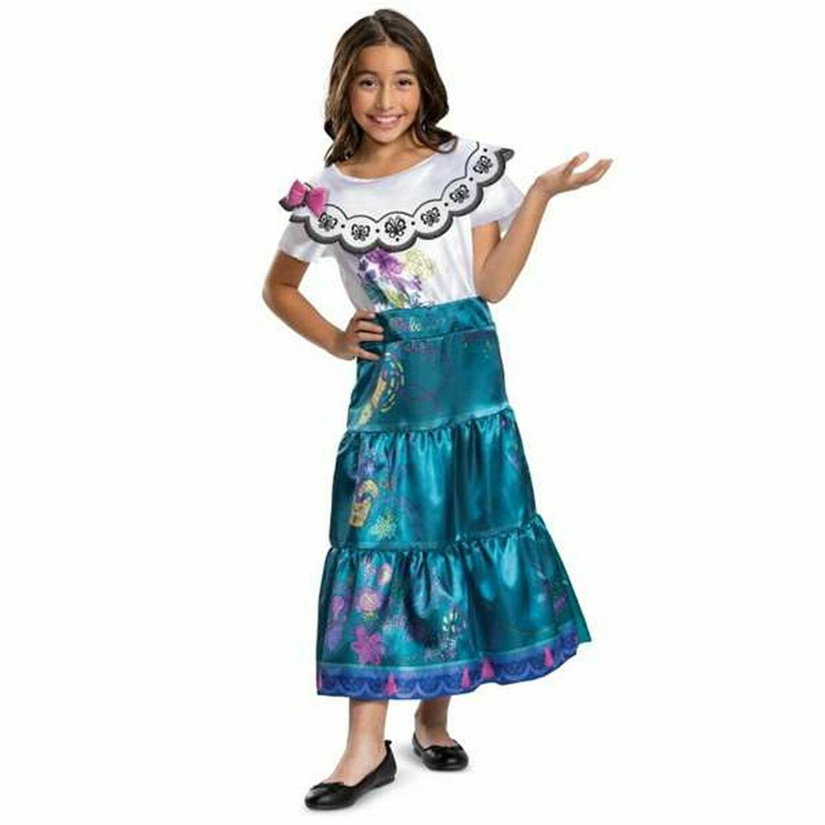 Maskeraddräkt för barn Disney Encanto Mirabel Deluxe - 2
