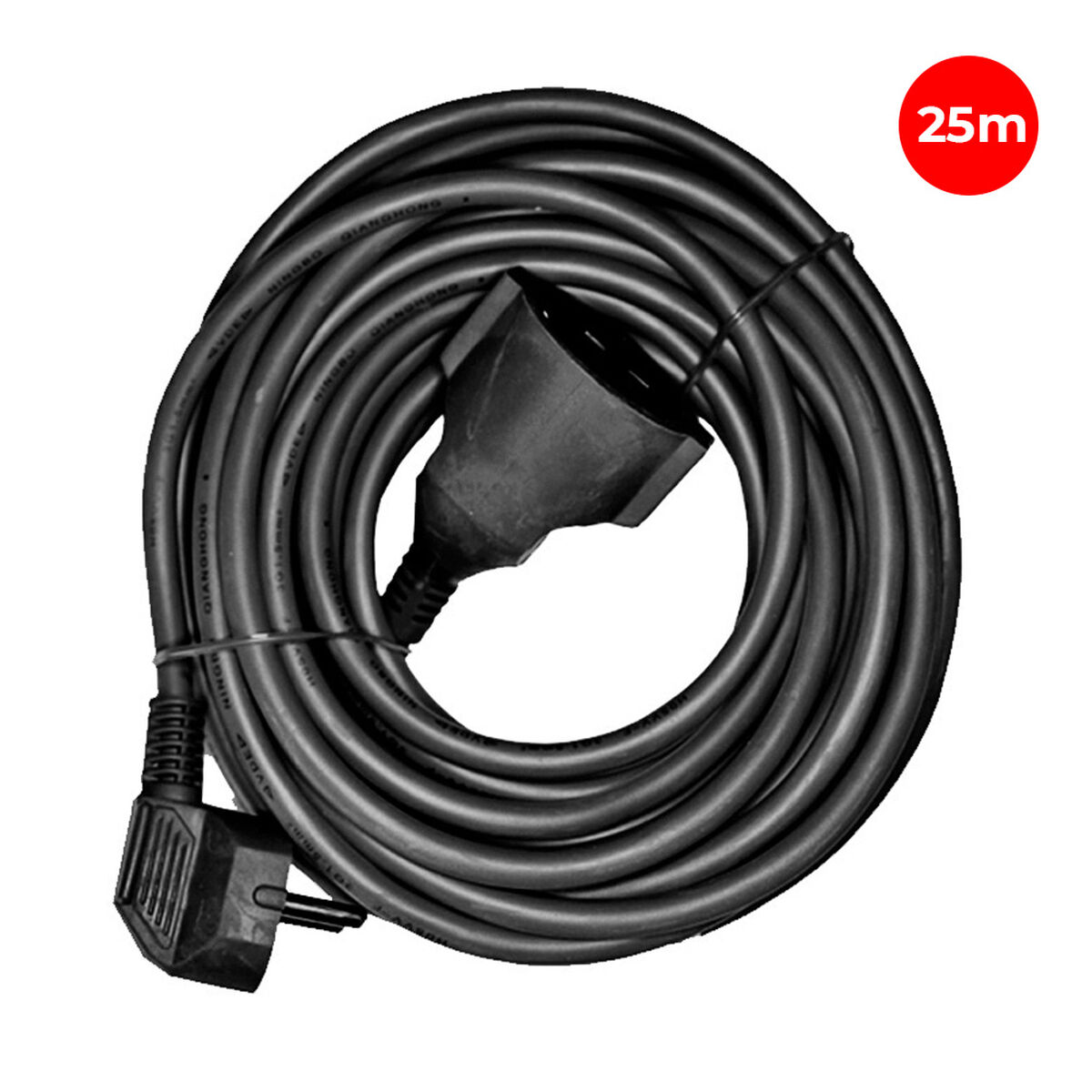 Förlängningssladd EDM 23605 Svart - 2