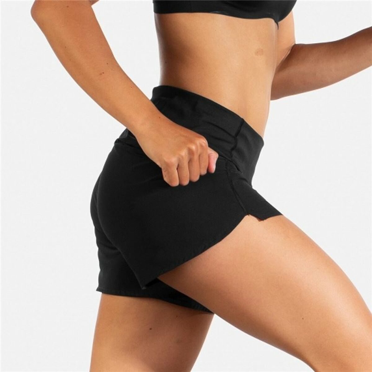 Sportshorts för kvinnor Brooks Chaser 5" Svart - 4