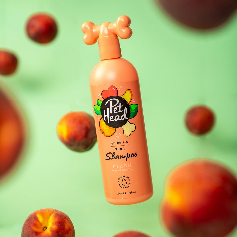 2-i-1 schampo och balsam Pet Head Quick Fix Persika - 4