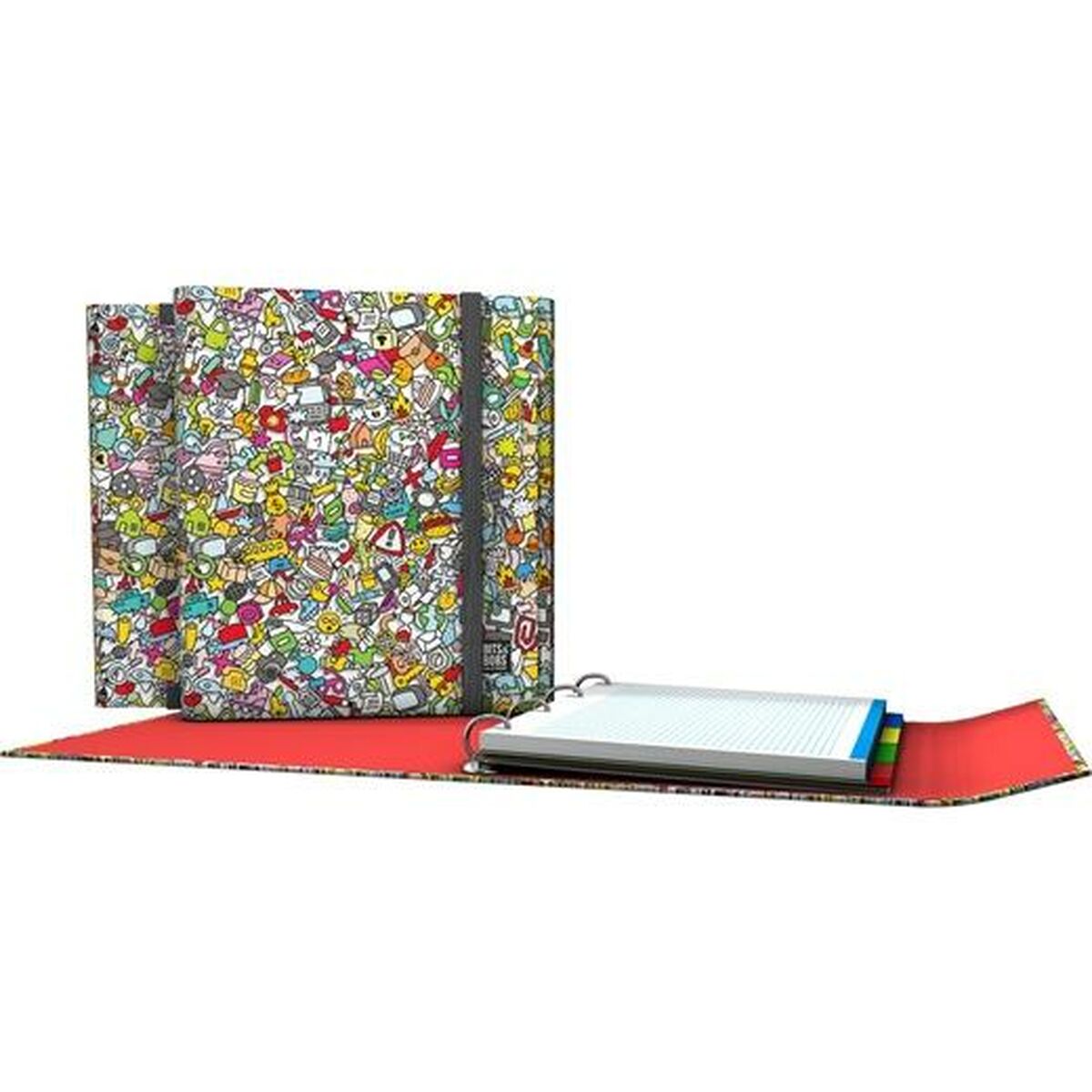 Ringpärm Grafoplas Carpeplús Icons Multicolour A4 (2 antal) - 2