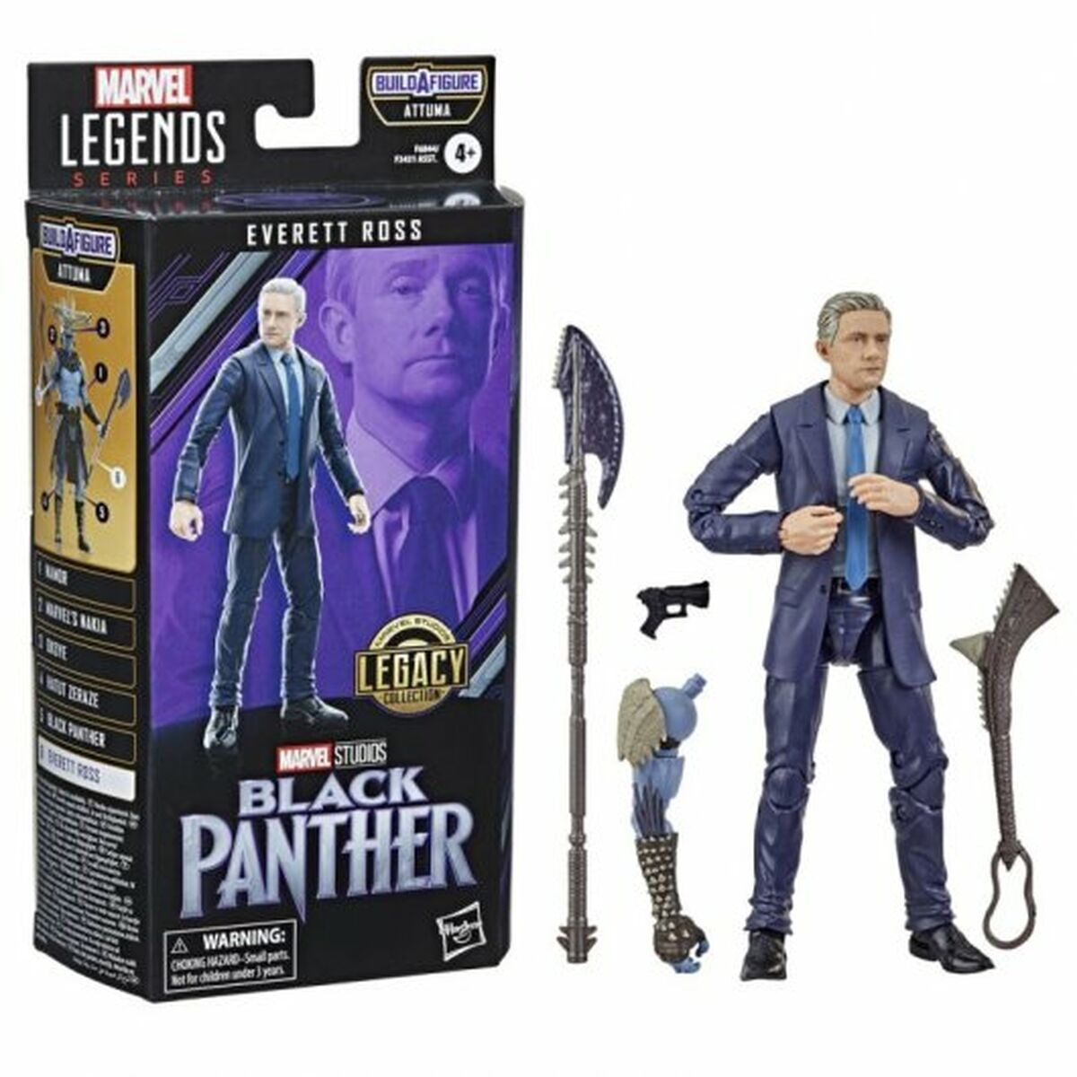 Actionfigurer Hasbro Black Panther Everett Ross - 7