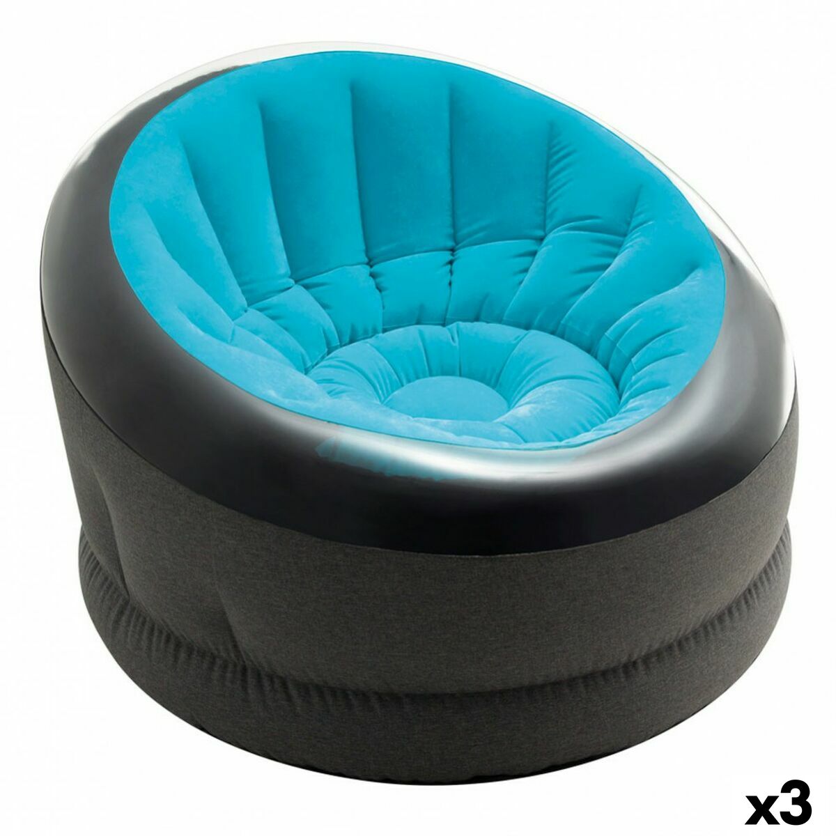 Uppblåsbar fåtölj Intex EMPIRE 112 x 69 x 109 cm (3 antal) - 13
