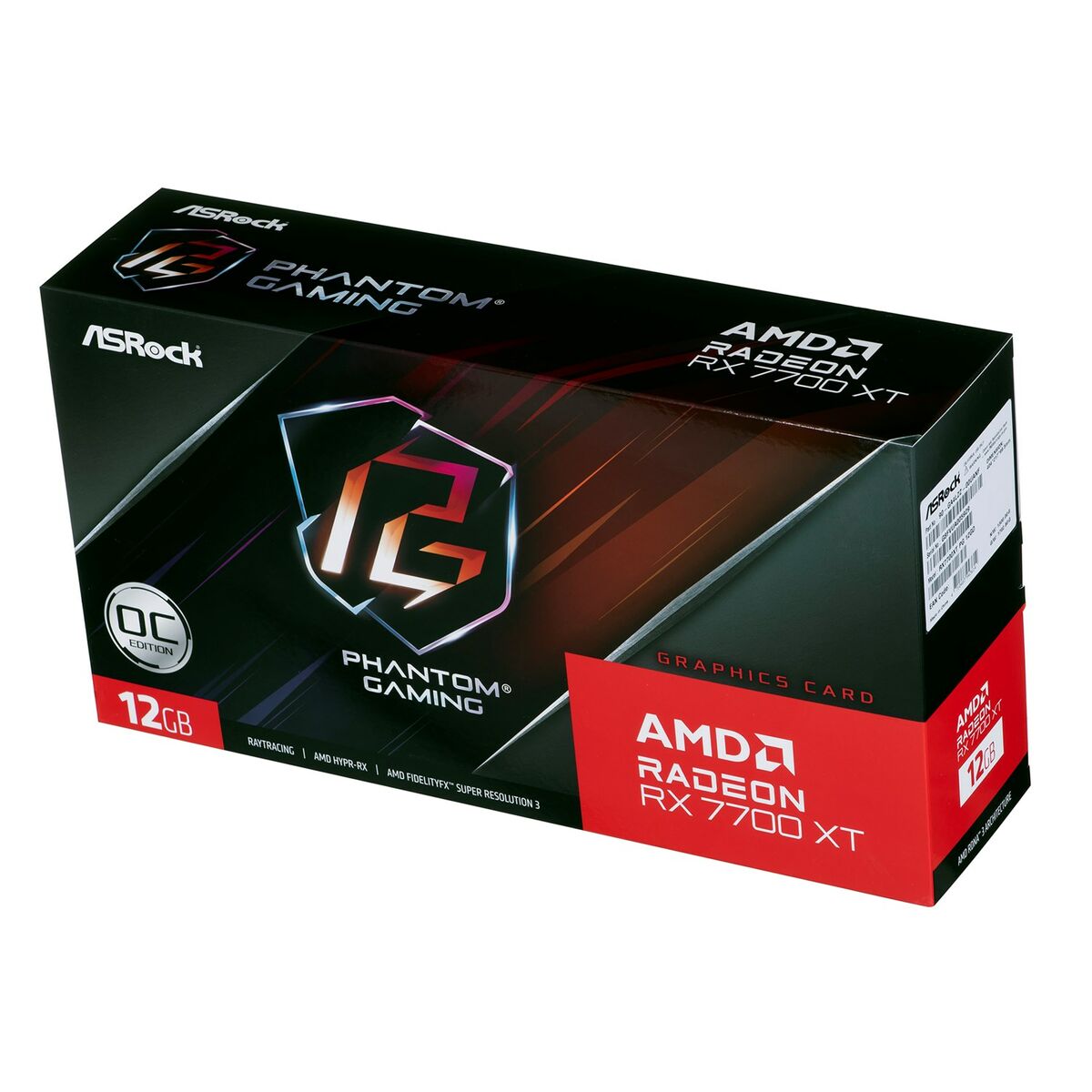 Grafikkort ASRock RX7700XT PG 12GO AMD AMD RADEON RX 7700 XT GDDR6 12 GB