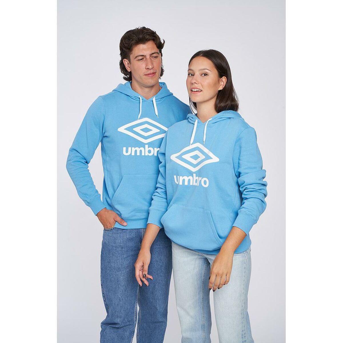 Tröja med huva Herr Umbro LOGO 65835U LBY Blå - 2