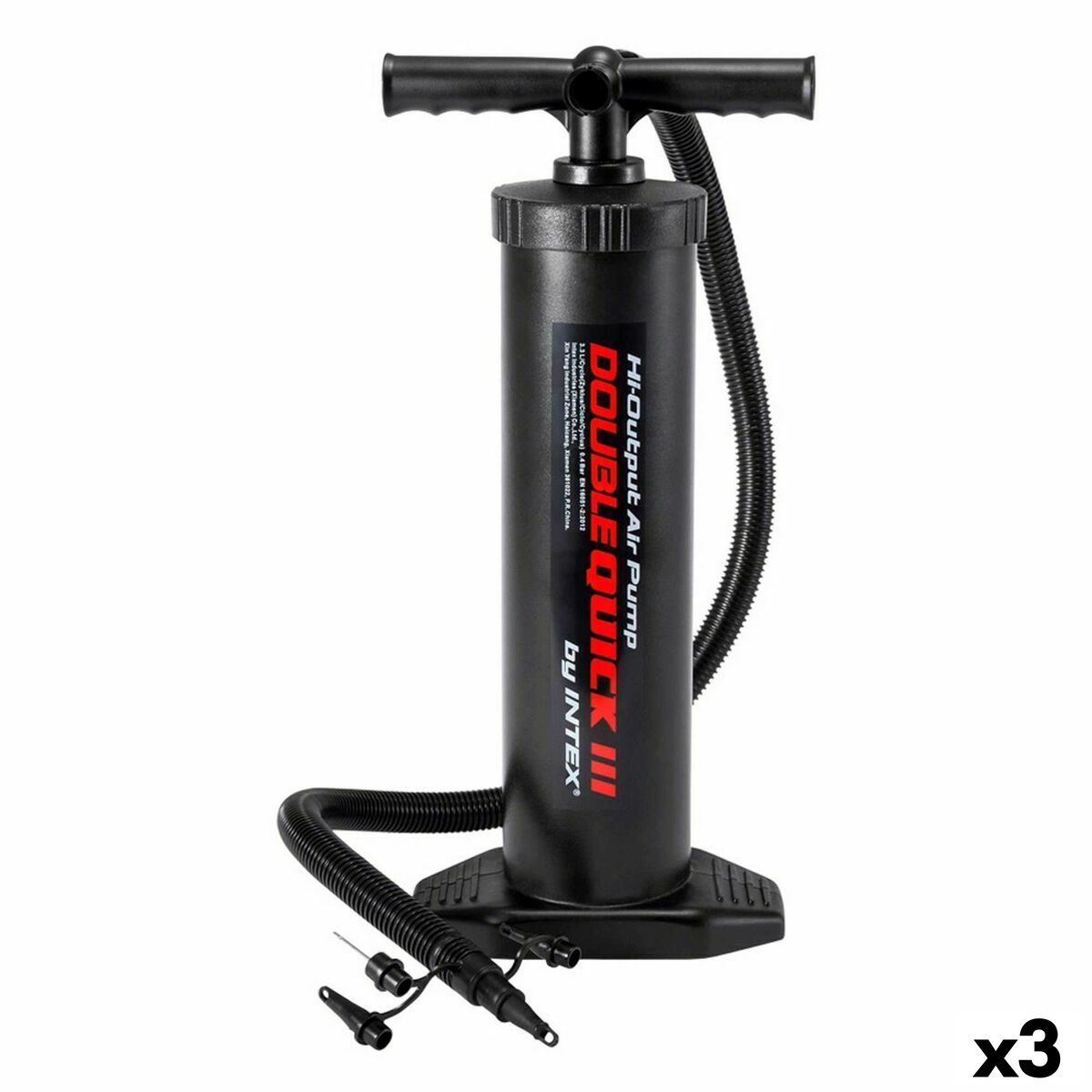 Luftpump Intex Double Quick III (3 antal) - 5