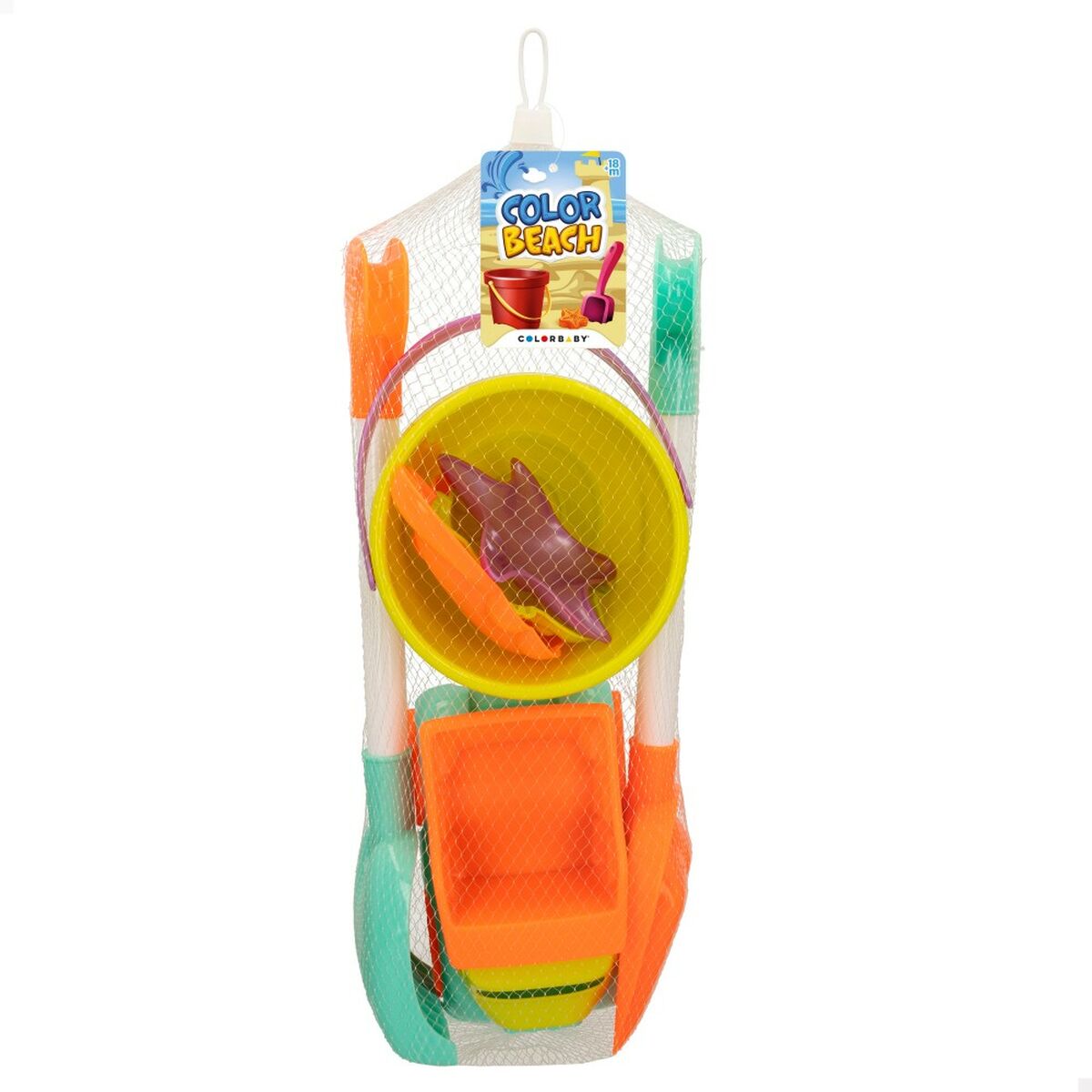 Strandleksaker set Colorbaby 7 Delar Lastbil (18 antal) - 9