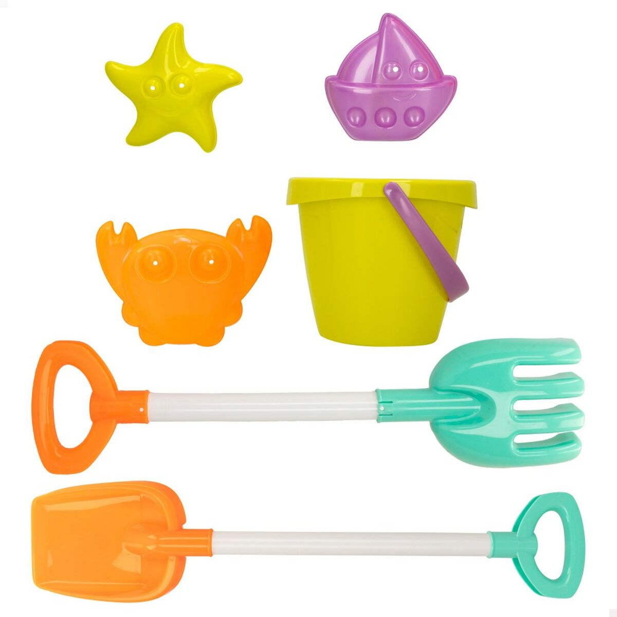 Strandleksaker set Colorbaby 7 Delar Lastbil (18 antal) - 4