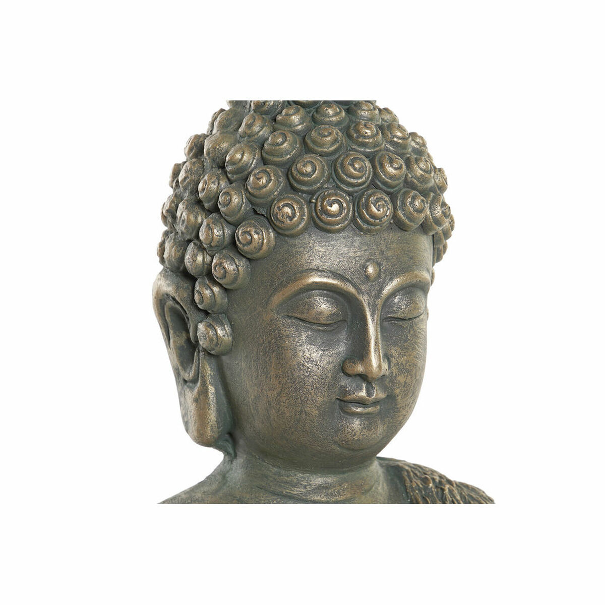 Prydnadsfigur DKD Home Decor Glasfiber Buddha (28 x 19 x 41 cm) - 2