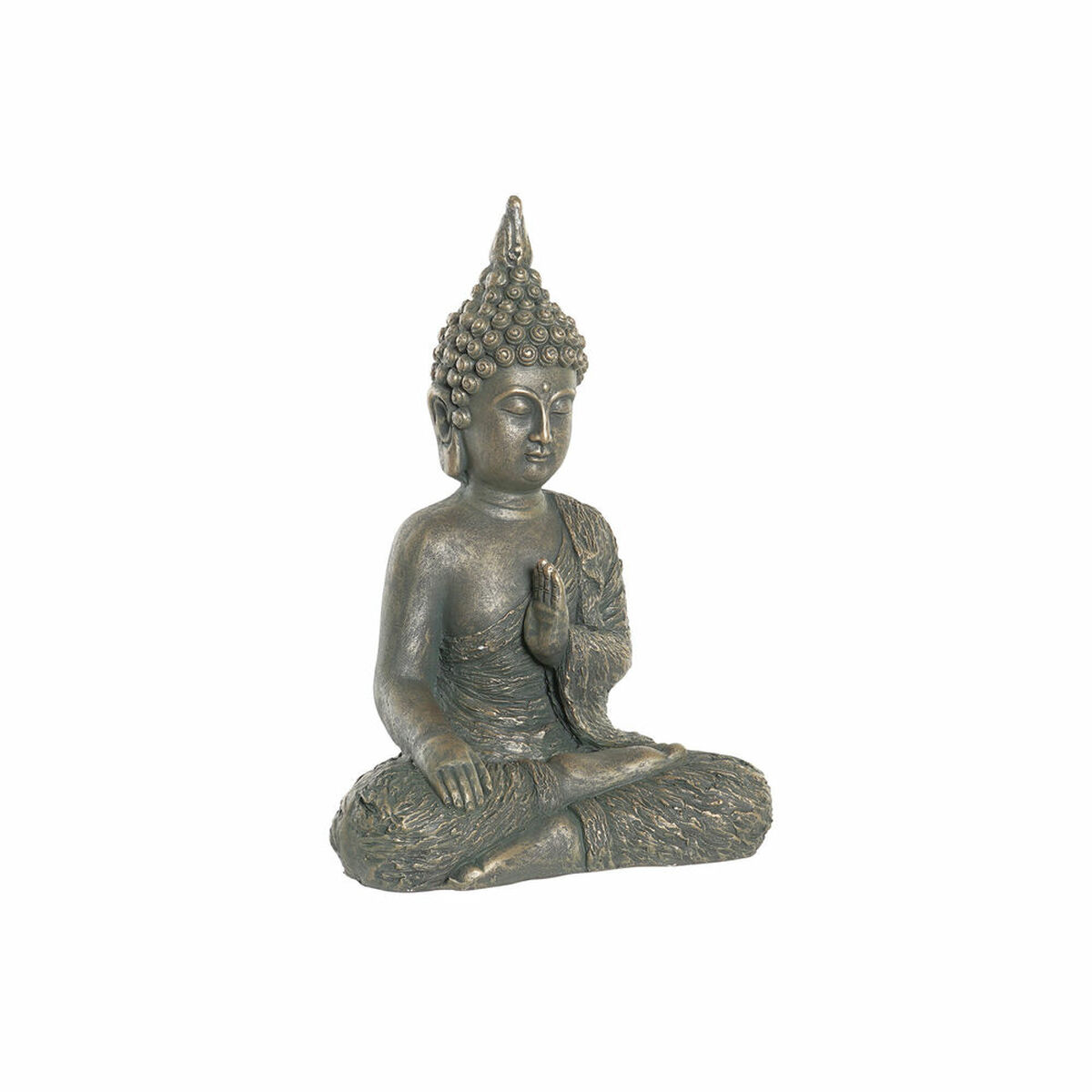 Prydnadsfigur DKD Home Decor Glasfiber Buddha (28 x 19 x 41 cm)