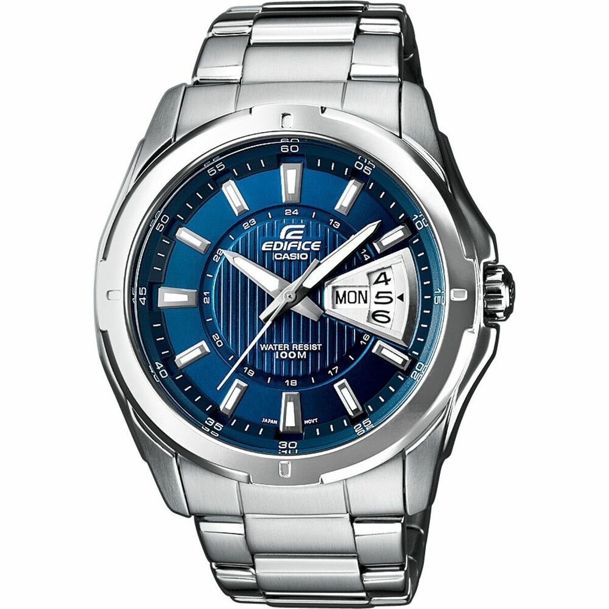 Herrklocka Casio EF-129D-2AVEF Rostfritt stål Silvrig - 2