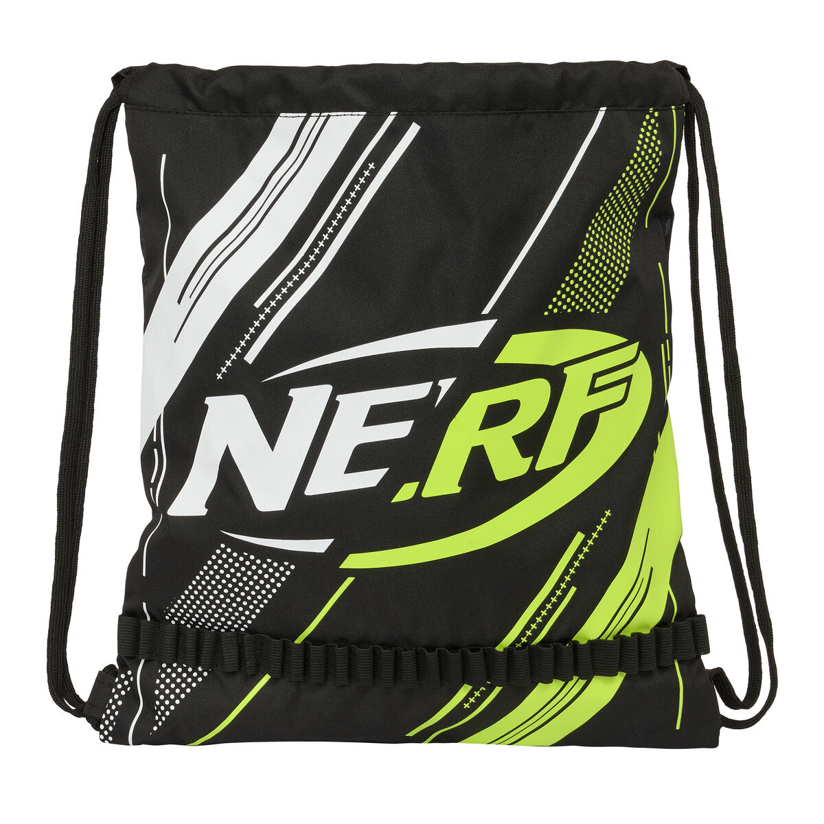 Skopåse med remmar Nerf Get ready Svart 35 x 40 x 1 cm