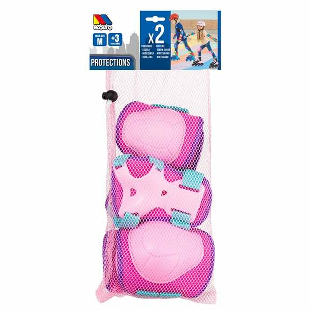 Skyddar leder vid fall Moltó Rosa 6 Delar M - 8