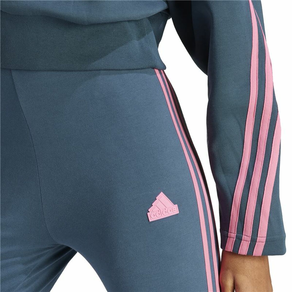 Sport-leggings, Dam Adidas Fi 3S Blå - 5