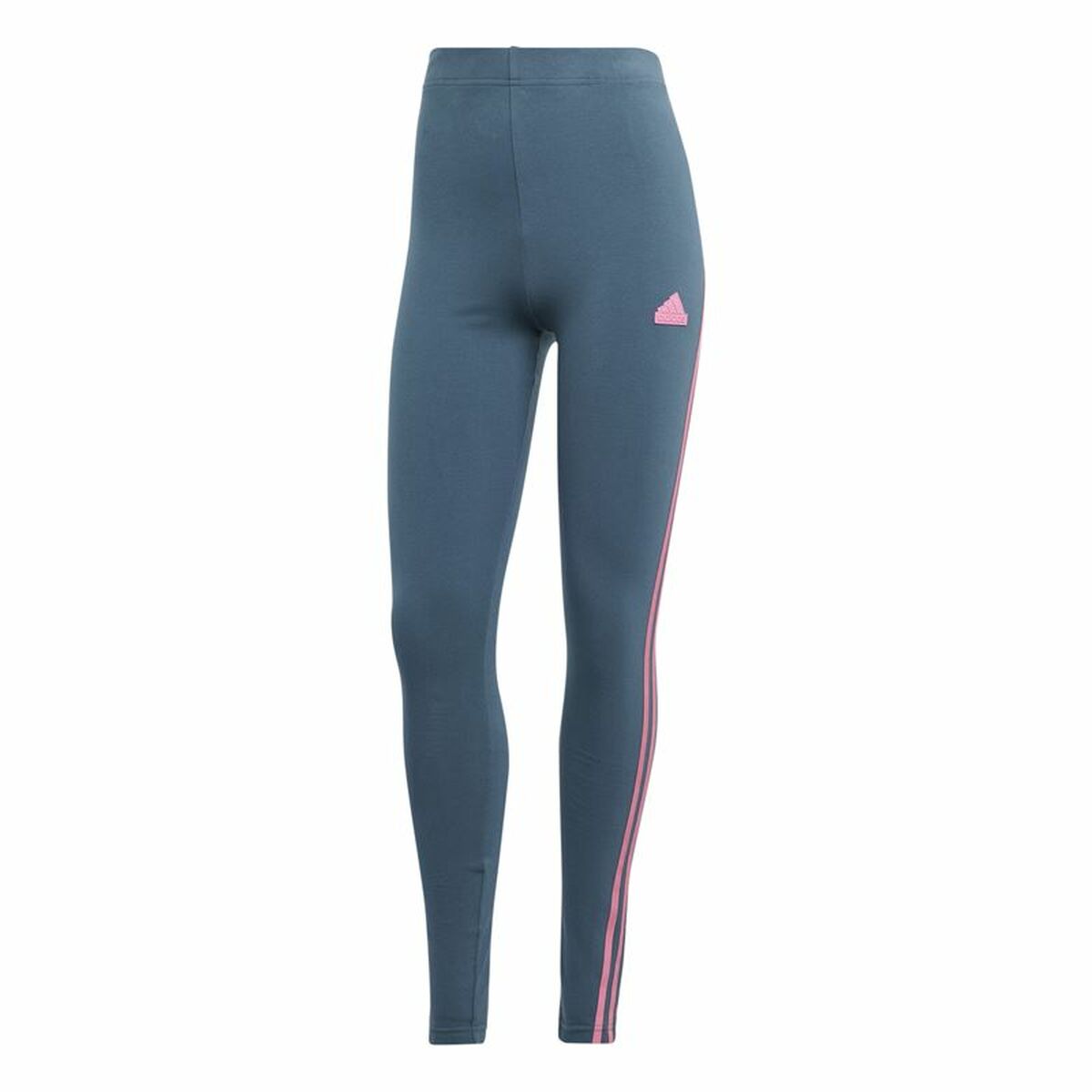 Sport-leggings, Dam Adidas Fi 3S Blå