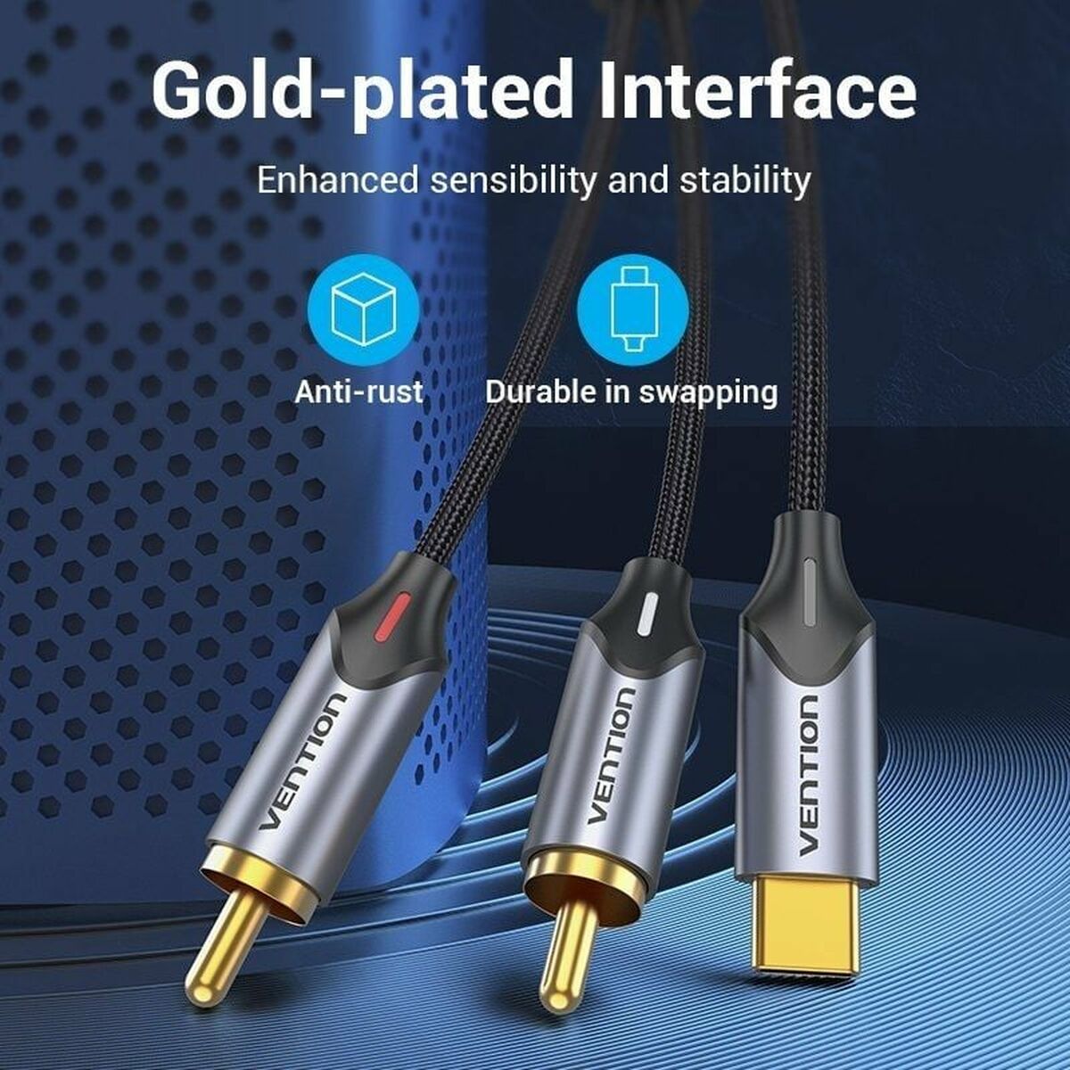 Kabel 2 x RCA Vention BGUHF - 3