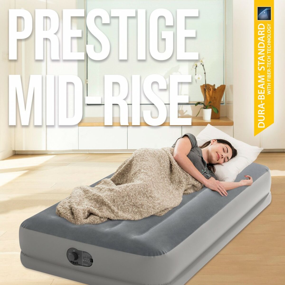 Luftmadrass Intex PRESTIGE 191 x 99 x 30 cm 99 x 30 x 191 cm (3 antal) - 4