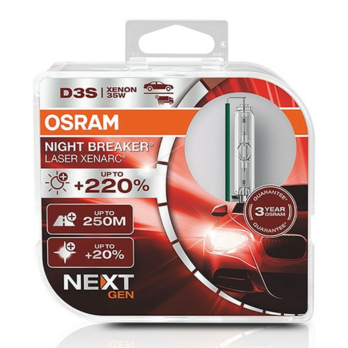 Glödlampa för bil Osram Nightbreaker D3S 35 W Xenon