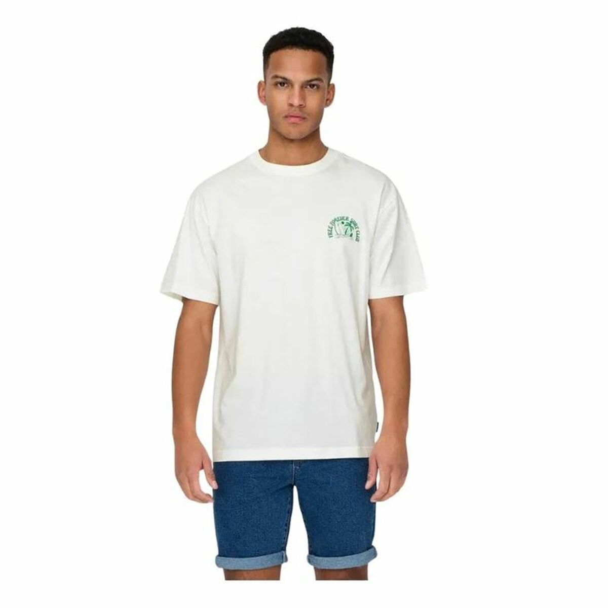T-shirt med kortärm Herr Only & Sons Onskylan Rlx Icon - 3