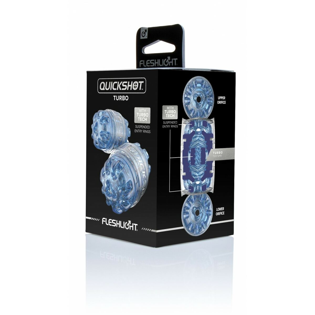 Masturberingsapparat Fleshlight Blå - 2