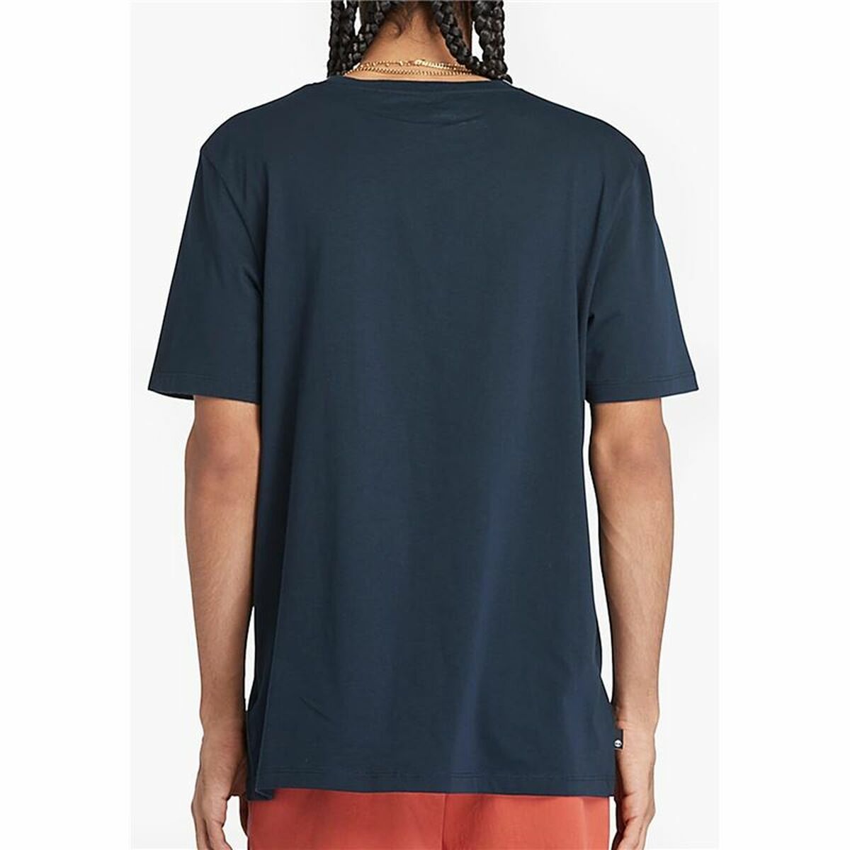 T-shirt med kortärm Herr Timberland Stack Logo Svart - 3