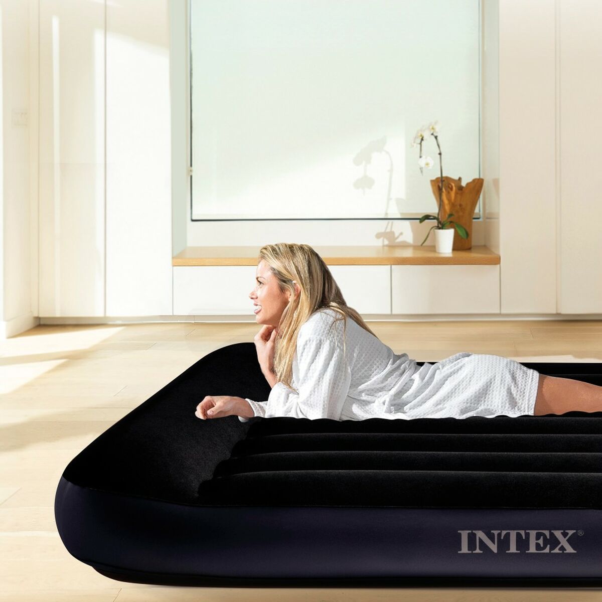 Luftmadrass Intex 99 x 25 x 191 cm (3 antal) - 10