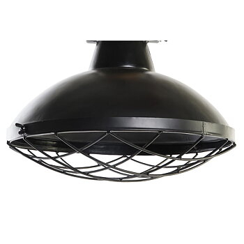 Taklampa DKD Home Decor 52 x 52 x 57 cm Svart Brun Järn Mangoträ 50 W