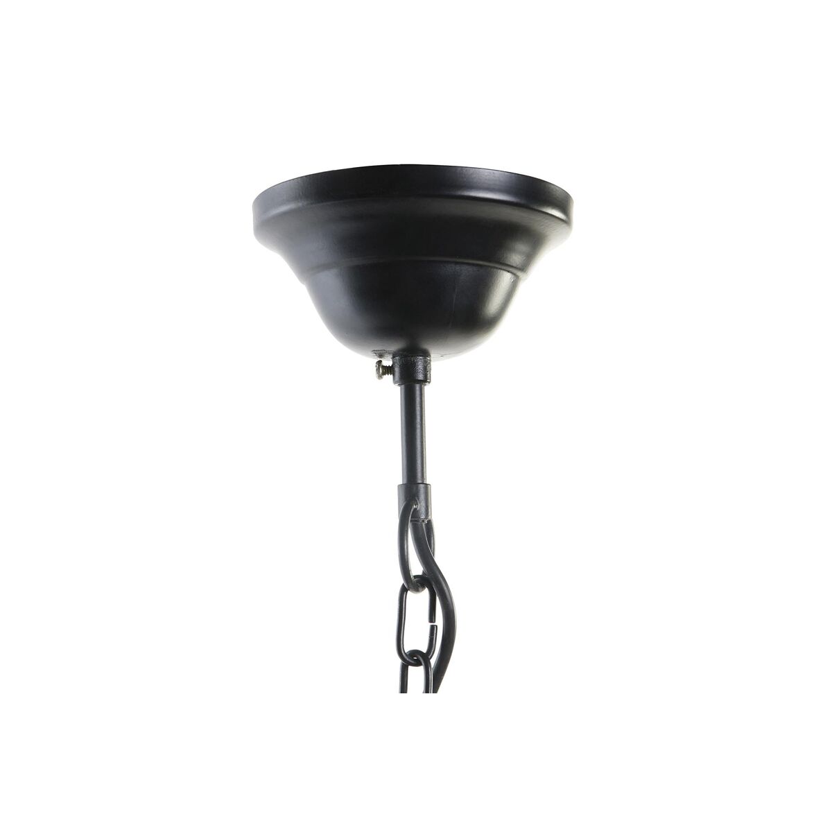 Taklampa DKD Home Decor 52 x 52 x 57 cm Svart Brun Järn Mangoträ 50 W - 4