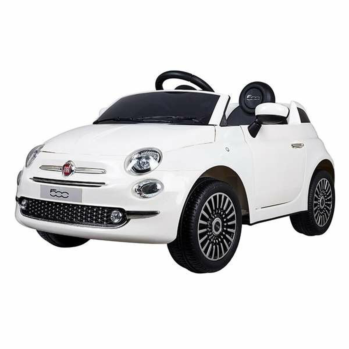 Elektrisk bil för barn Fiat 500 Vit