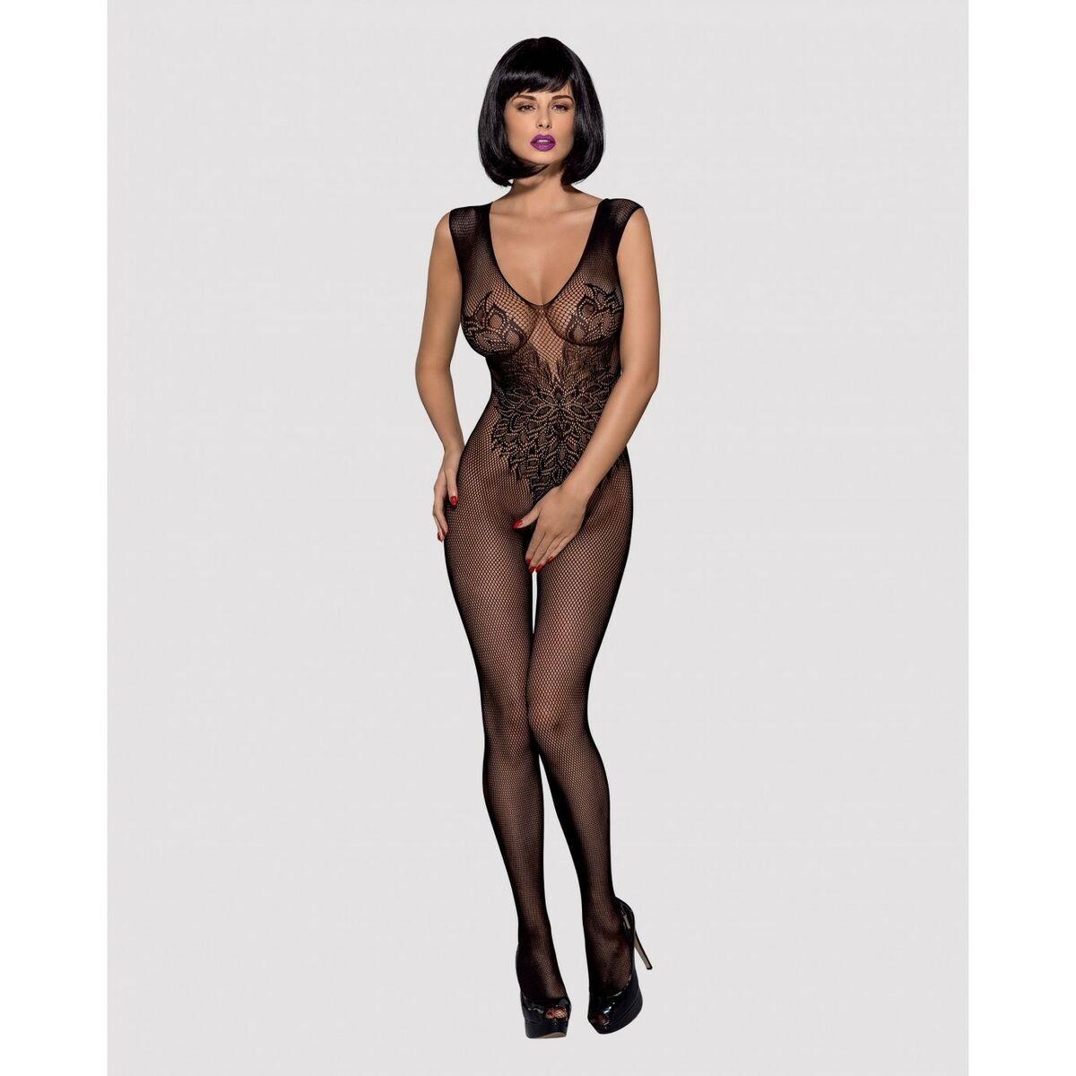 Hela kroppen Obsessive N112 S/M/L Svart - 4