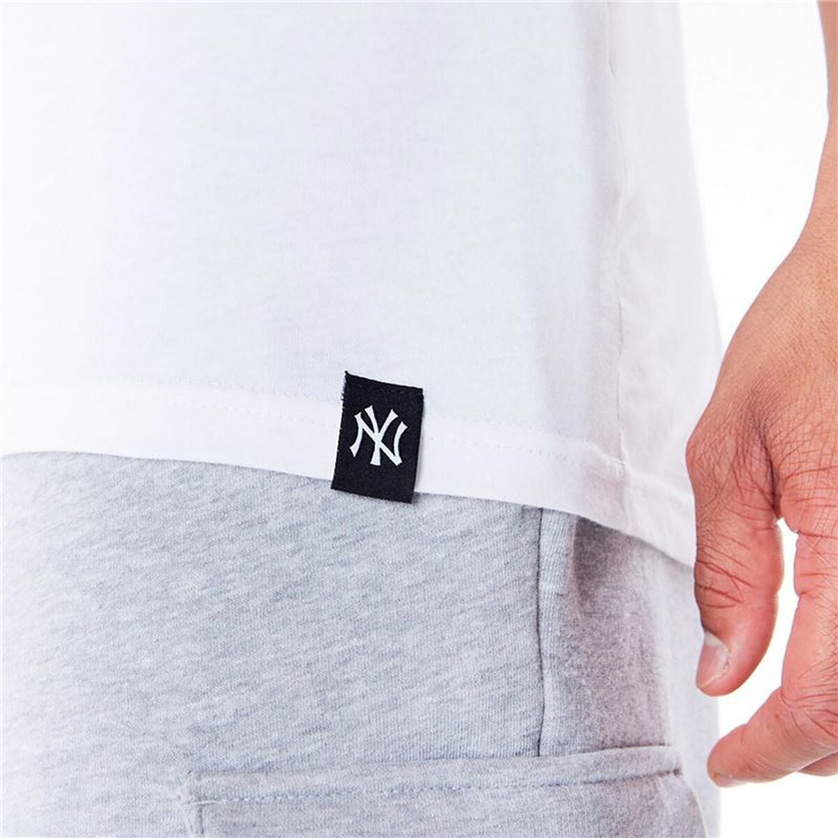 T-shirt med kortärm Herr New Era MLB FOOD GRPHC OS New York Yankees Vit - 5