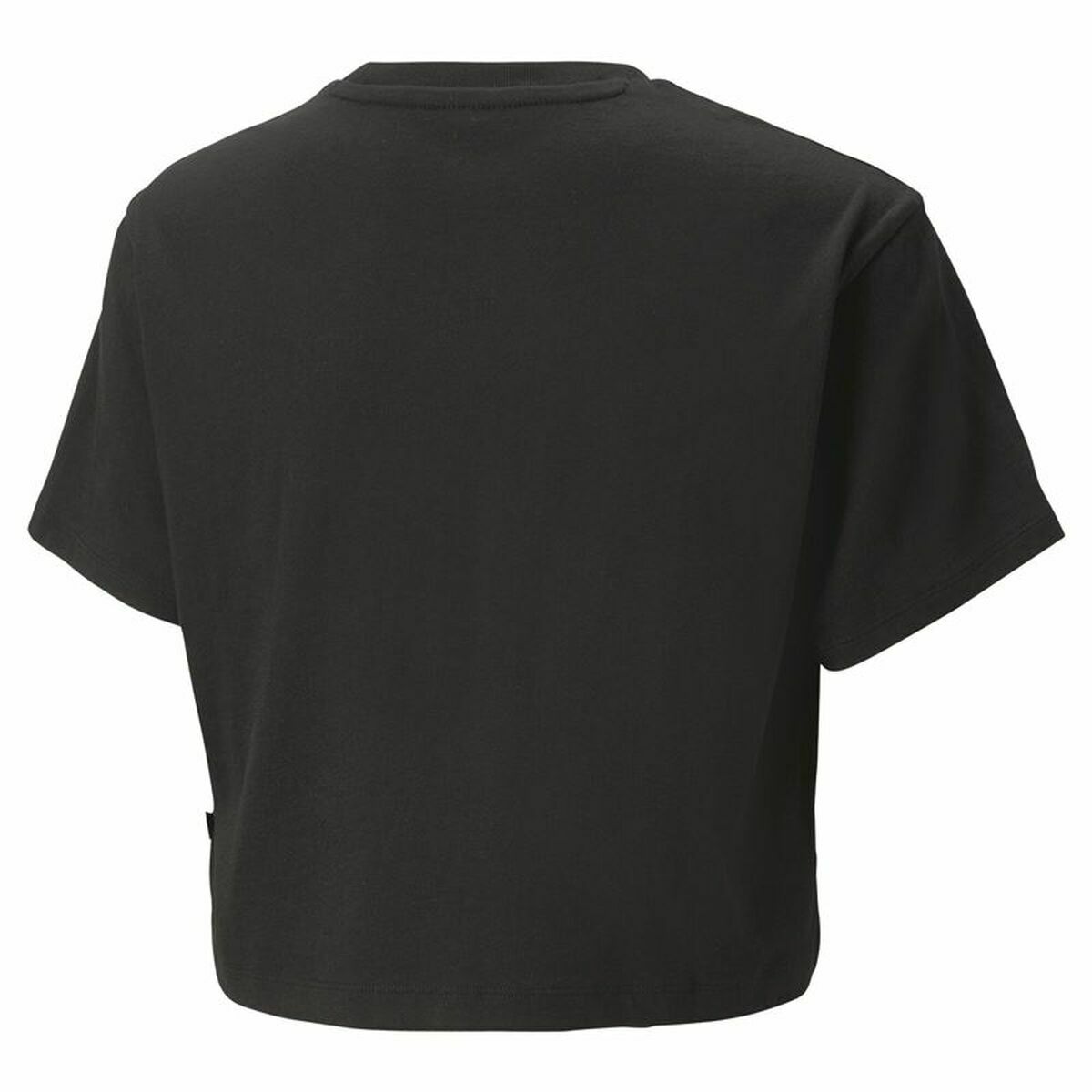 Barn T-shirt med kortärm Puma Logo Cropped  Svart - 6