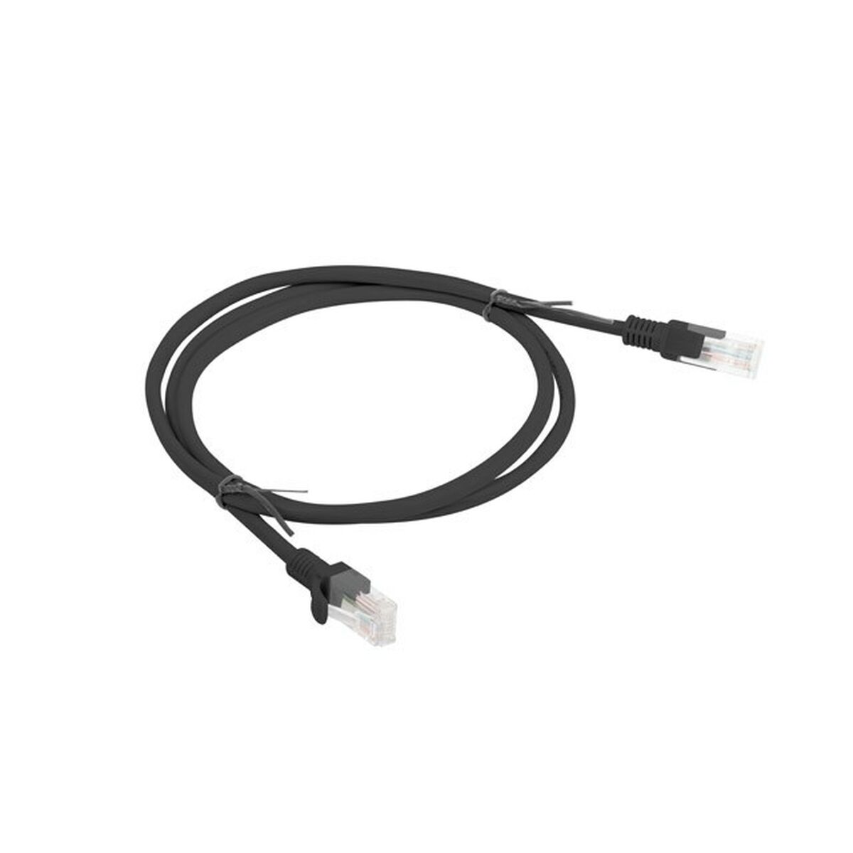 Nätkabel UTP Styv Kategori 6 Lanberg PCU6-20CC-0100-BK Svart 1 m - 2