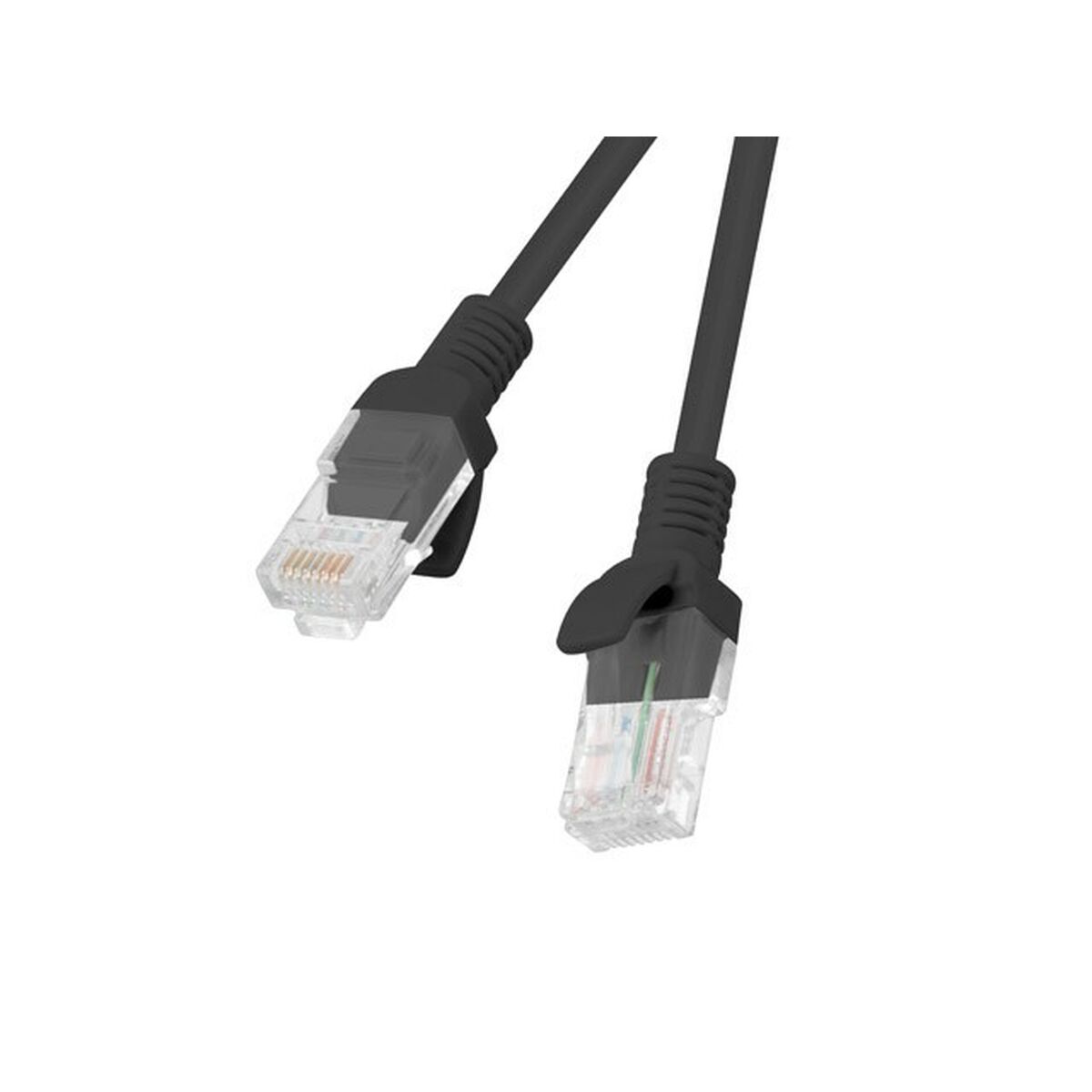 Nätkabel UTP Styv Kategori 6 Lanberg PCU6-20CC-0100-BK Svart 1 m