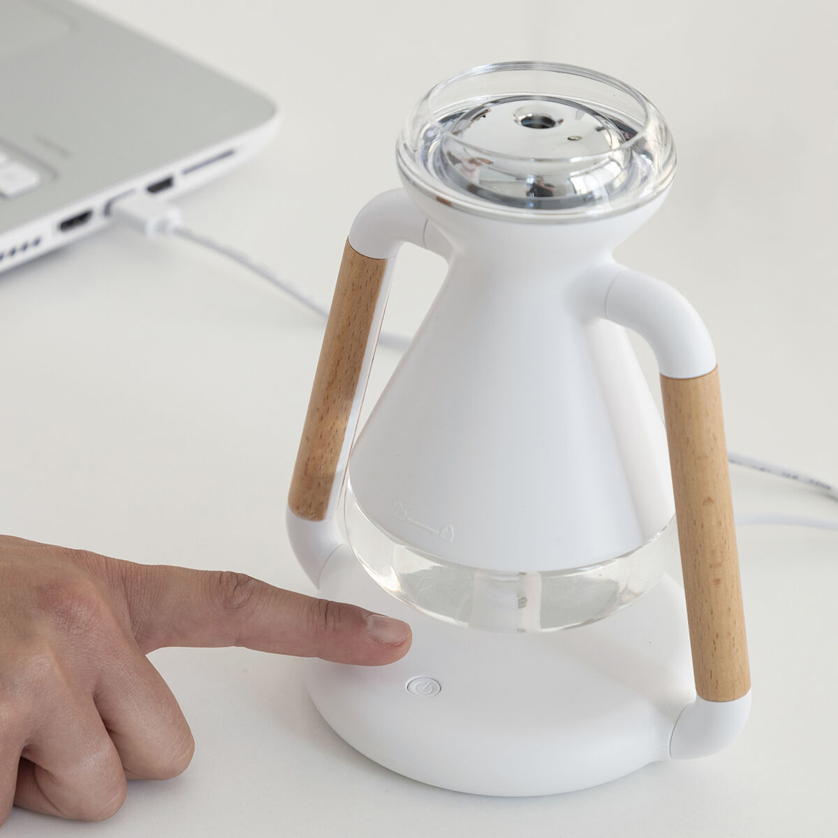 3-i-1 Trådlös laddare, aromdiffuser och luftfuktare Misvolt InnovaGoods - 22