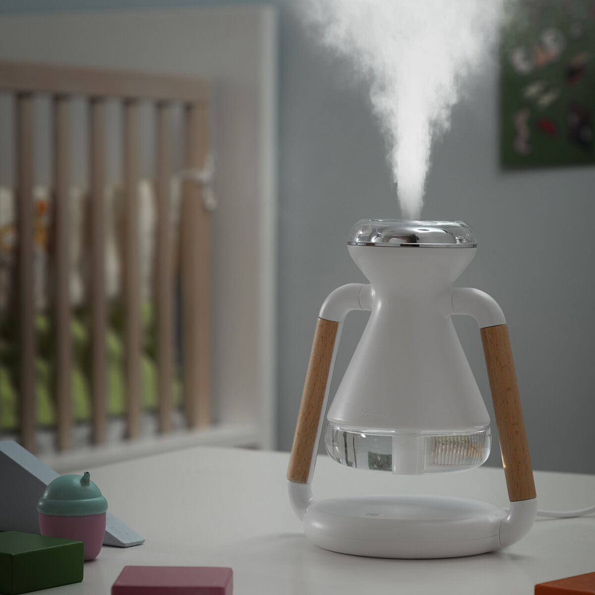 3-i-1 Trådlös laddare, aromdiffuser och luftfuktare Misvolt InnovaGoods - 29