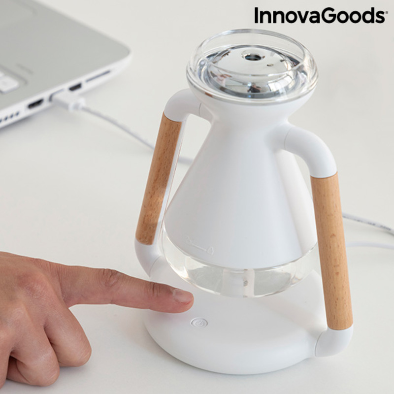 3-i-1 Trådlös laddare, aromdiffuser och luftfuktare Misvolt InnovaGoods - 7