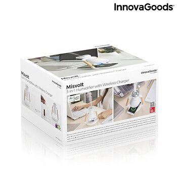 3-i-1 Trådlös laddare, aromdiffuser och luftfuktare Misvolt InnovaGoods
