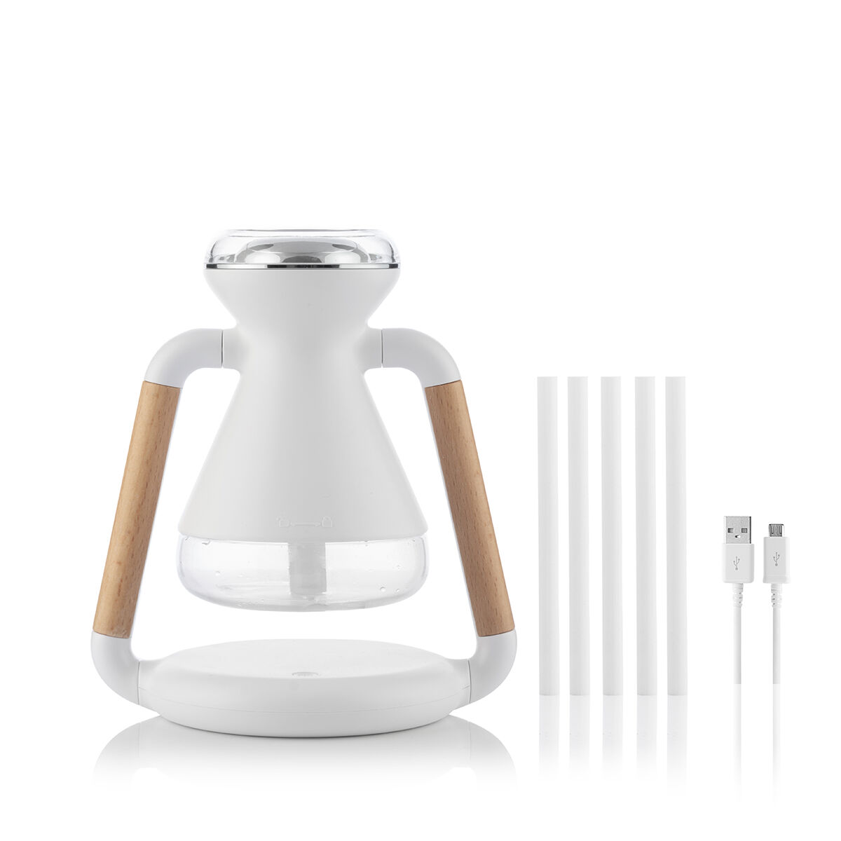 3-i-1 Trådlös laddare, aromdiffuser och luftfuktare Misvolt InnovaGoods - 18
